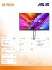Asus Monitor 27 cali PA279CRV AS BK/5MS/EU/DP+HDMI+TYPEC+USB+głośniki